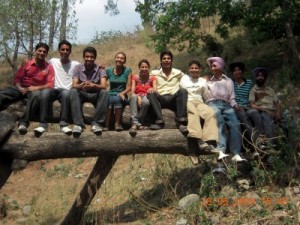 Our group in Kasauli cemetery