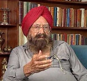 Khushwant Singh at Kasauli during the litfest